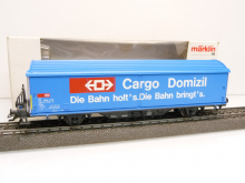 Märklin 4735 H0 Schiebewandwagen der SBB Cargo Domizil blau 42 85 225 0 276-7 Hbis