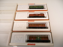 Arnold 3041 + 3043 + 3044 + 3046 Abteilwagen der KPEV 4-teilig TOP in OVP