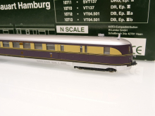 Kato 10711 N Dieseltriebzug SVT137 der DRG beige/violett mit DSS TOP in OVP