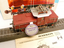 Märklin 3001 H0 Elektrolokomotive BR 63 02 rot der DB TOP in OVP mit Siegel