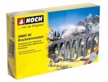 Noch 58660 H0 Bruchstein-Viadukt aus Struktur-Hartschaum