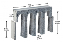 Noch 58660 H0 Bruchstein-Viadukt aus Struktur-Hartschaum