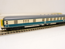 Minitrix 3117 N Schnellzugwagen BDüm der DB Beige/Blau Epoche IV mit Innenbeleuchtung TOP in OVP