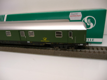 Sachsenmodelle 14636 H0 Bahnpostwagen mr-a grün DBP Epoche IV TOP in OVP