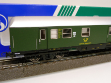Sachsenmodelle 14636 H0 Bahnpostwagen mr-a grün DBP Epoche IV TOP in OVP