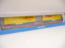 Piko 72237 H0 Taschenwagen T3000e mit 2 Aufliegern DB AG DHL Epoche VI TOP in OVP