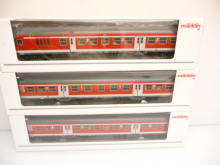 Märklin 42551 + 42561 + 42571 H0 Nahverkehrszug der DB AG rot Epoche V TOP in OVP