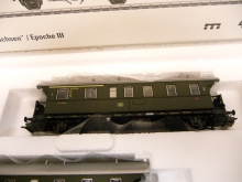 Märklin 43131 H0 3-teiliges Set Donnerbüchsen der DB grün Epoche III in OVP