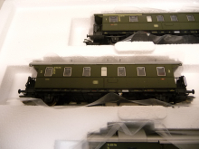 Märklin 43131 H0 3-teiliges Set Donnerbüchsen der DB grün Epoche III in OVP
