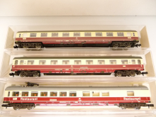 Fleischmann N 1:160 5-teiliger IC-Zug der DB beige/rot Epoche IV Eurofima TOP mit Licht