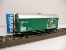 Märklin 4415 H0 Bierwagen Rössle Brauerei Laupheim grün DB Epoche IV TOP in OVP