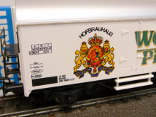 Märklin 4415 H0 Bierwagen Wolters Pilsener weiß DB Epoche IV TOP in OVP