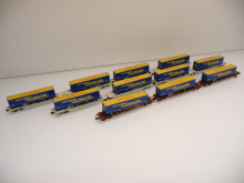 Fleischmann 825017 N 7-teiliges Set Taschenwagen LKW WALTER bespielt ohne OVP