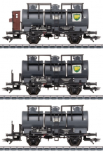 Märklin 46491 H0 Kesselwagen-Set mit drei Behältern BP der DB Epoche III NEU