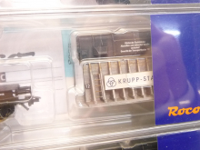 Roco 76158 H0 Schwerlastwagen-Set 3-teilig mit Heißbrammenhauben der DB Epoche IV TOP in OVP