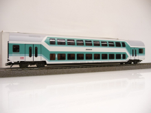 Märklin 00763-03 H0 Doppelstockwagen DBz751 der DB AG türkis/weiß Epoche V TOP in OVP