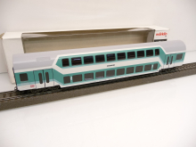 Märklin 00763-03 H0 Doppelstockwagen DBz751 der DB AG türkis/weiß Epoche V TOP in OVP