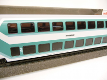 Märklin 00763-03 H0 Doppelstockwagen DBz751 der DB AG türkis/weiß Epoche V TOP in OVP