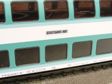 Märklin 00763-03 H0 Doppelstockwagen DBz751 der DB AG türkis/weiß Epoche V TOP in OVP