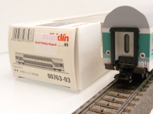 Märklin 00763-03 H0 Doppelstockwagen DBz751 der DB AG türkis/weiß Epoche V TOP in OVP