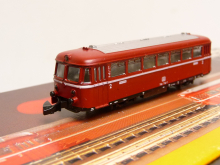 Märklin 8816 + 8817 Z Schienenbus 2-teilig VT 798 der DB altrot Epoche IV TOP in OVP