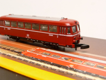 Märklin 8816 + 8817 Z Schienenbus 2-teilig VT 798 der DB altrot Epoche IV TOP in OVP