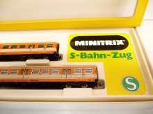 Minitrix 51 1027 20 N S-Bahn-Zug 4-teilig mit BR 111 118-6 der DB grau/orange - TOP in OVP