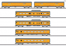 Märklin 43617 H0 Personenwagen-Set 6-teilig Union Pacific Railroad UP Epoche VI NEU