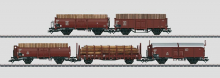Märklin 46192 H0 Güterwagen-Set Holzverladung 5-teilig Epoche III TOP in OVP