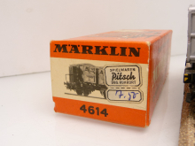 Märklin 4614 H0 Behältertragwagen der DB aus 01/1958 im alten roten Originalkarton
