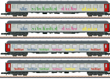 Märklin Spur Z 87283 Wagenset Snälltåget Ep. VI