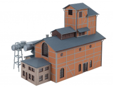 Faller 130024 H0 Gebläsehalle mit Rohrleitungen NEU