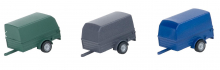 Faller 180012 H0 3 PKW-Anhänger NEU