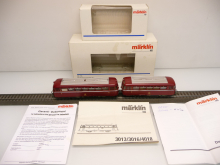 Märklin 3016 + 4018 H0 Schienenbus BR 795 + Beiwagen altrot der DB DIGITAL TOP in OVP