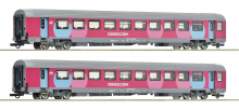 Roco 6200024 H0 Wagenset Corailwagen VTU B11tu Ouigo der SNCF Epoche VI NEU