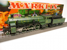 Märklin 3092 H0 Dampflok S 3/6 K.BAY.STS.B. 3673 grün Vollmetall aus 11/1972 3L~ AC analog