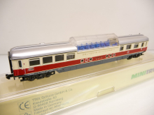 Minitrix 13019 N TEE / IC Aussichtswagen der DB rot / beige 10431 Kar Ep III TOP in OVP