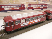 Märklin 39982 H0 Schienenbus mit Steuerwagen 