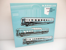 Märklin 40850 H0 Rheingoldwagen-Set Tin Plate der DB blau/beige Epoche III TOP in OVP