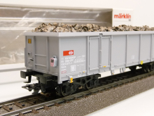 Märklin 46917 H0 Offener Güterwagen Eaos der SBB grau mit blinkendem Schlußlicht TOP in OVP