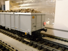 Märklin 46917 H0 Offener Güterwagen Eaos der SBB grau mit blinkendem Schlußlicht TOP in OVP