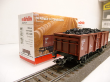 Märklin 4430 H0 Hochbordwagen der DB 510 2 382-7 braun mit Ladung KOHLE - TOP in OVP