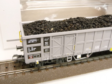 Märklin 46890 H0 Hochbordwagen Fas der SBB grau mit Ladung KOHLE - TOP in OVP