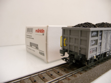 Märklin 46890 H0 Hochbordwagen Fas der SBB grau mit Ladung KOHLE - TOP in OVP