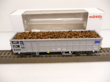 Märklin 46890 H0 Hochbordwagen Fas der SBB grau mit Ladung SCHROTT - TOP in OVP