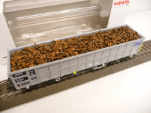Märklin 46890 H0 Hochbordwagen Fas der SBB grau mit Ladung SCHROTT - TOP in OVP
