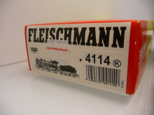 Fleischmann 4114 K H0 Dampflokomotive BR 13 der DB schwarz mit DSS TOP in OVP