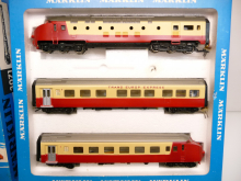 Märklin 3071 H0 TEE-Triebwagenzug RAm 502 der SBB/NS rot/beige TOP in OVP