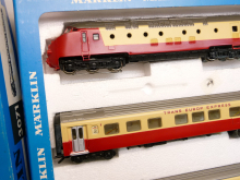 Märklin 3071 H0 TEE-Triebwagenzug RAm 502 der SBB/NS rot/beige TOP in OVP