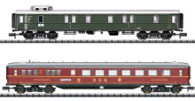 Minitrix 18286 N Schnellzugwagen-Set 1 D 96 der DB Epoche III - NEU